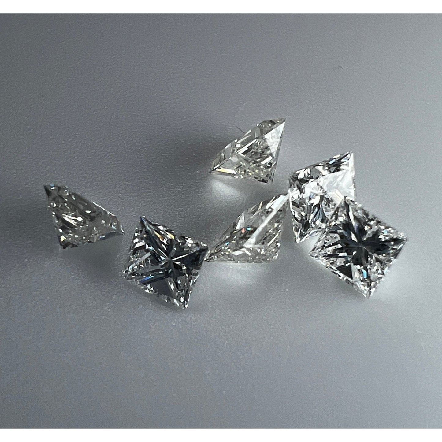 SET 6x Princess Diamant a 0.15 Karat I VVS
