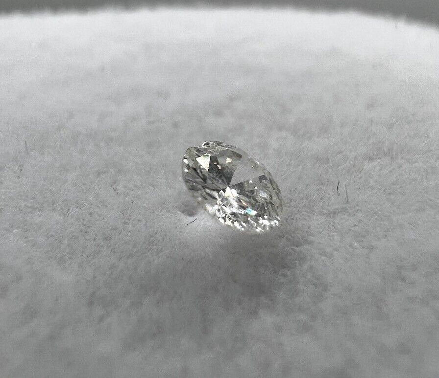 Loser Diamant Mit 0,12 Carat Weißer Diamant