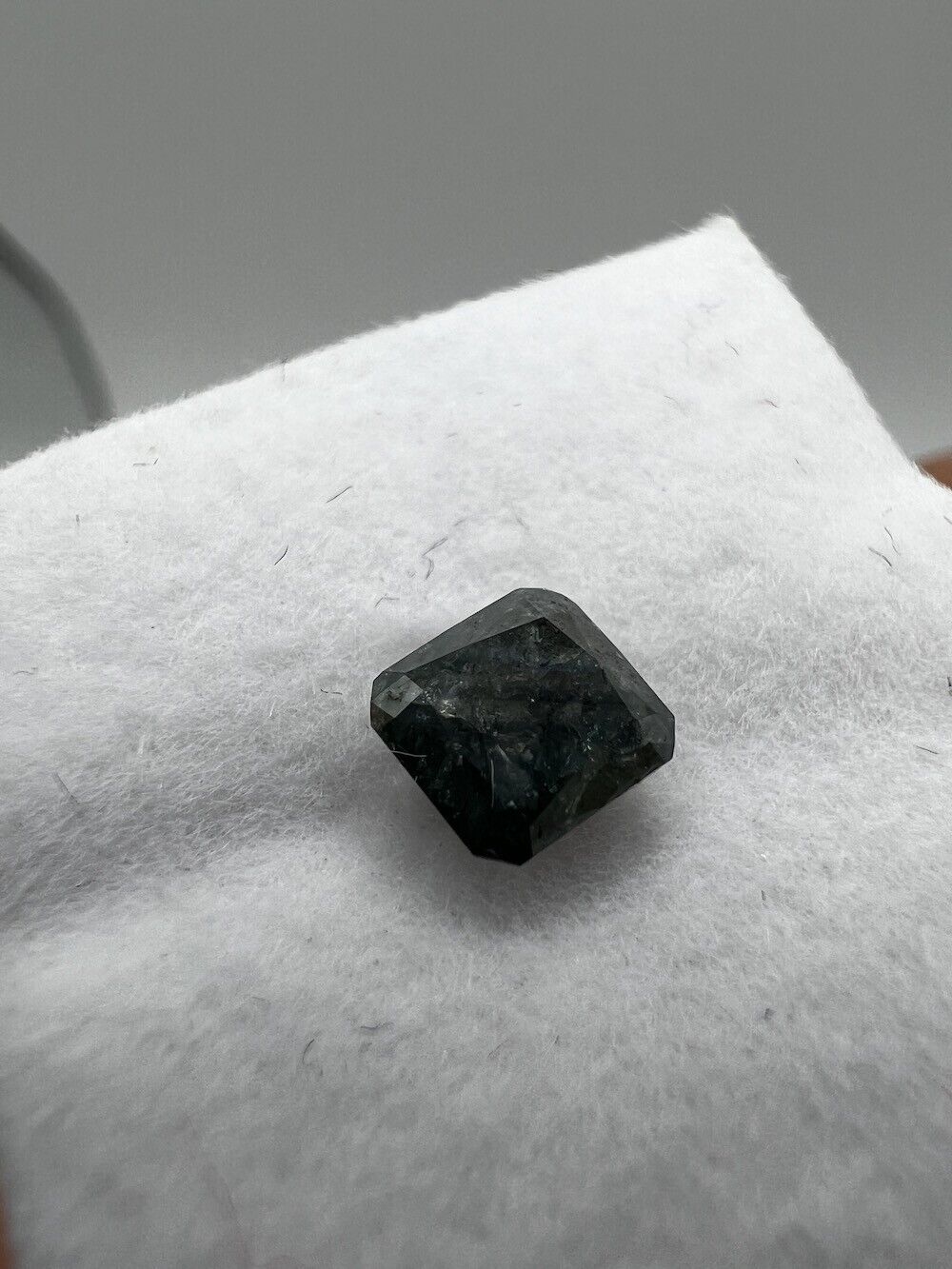 Loser Diamant Mit 0,88Carat Schöner Dunkel Fancy Farbener Diamant