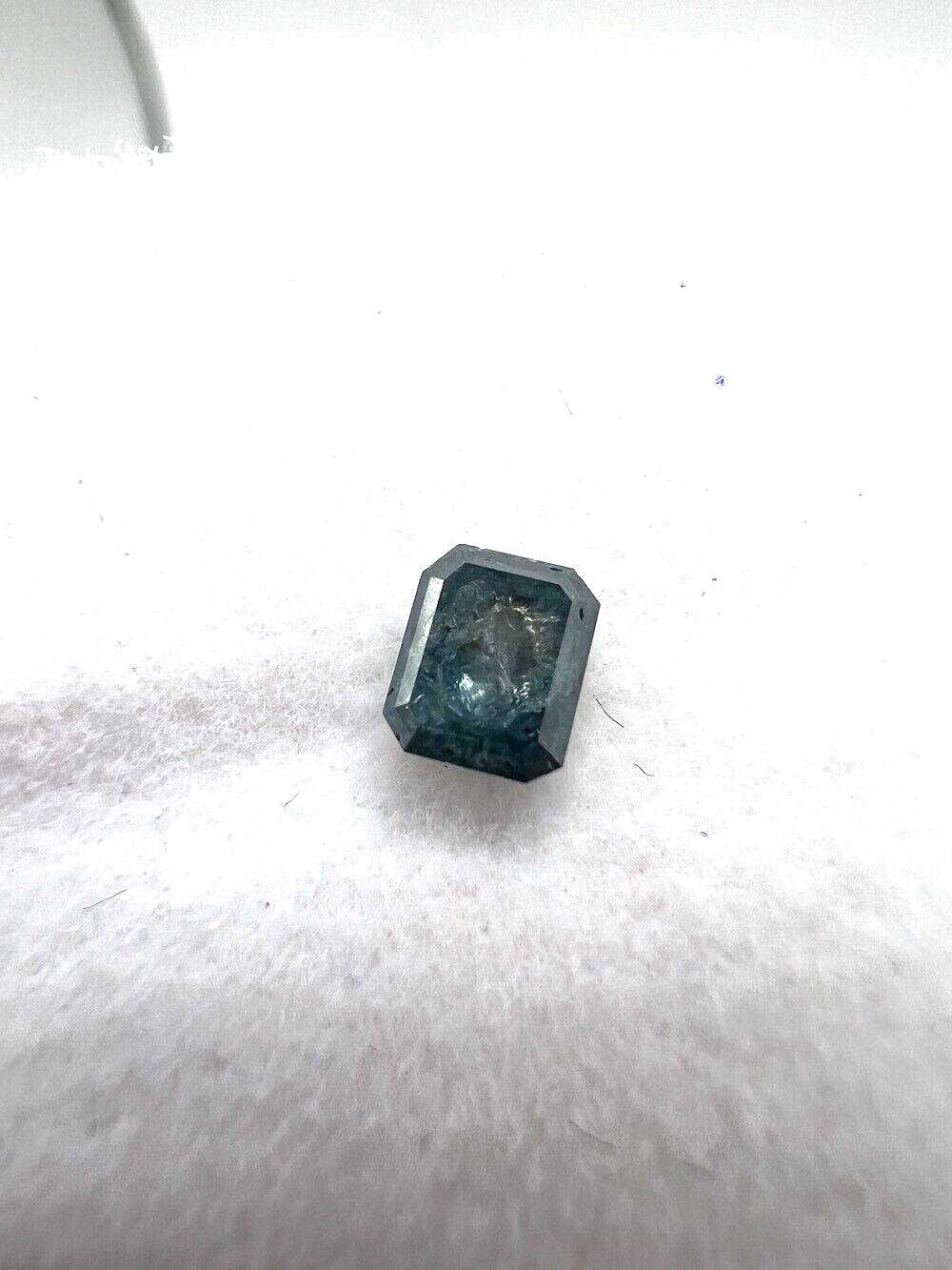 Loser Diamant Mit 0,5 Carat Schöner Fancy BLAU Farbener Diamant