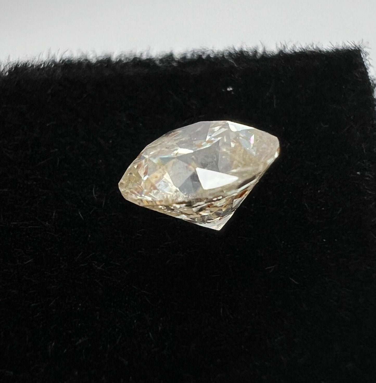 Loser Diamant Mit 0,36 Carat Schöner Weißer Champagne Farbener Diamant