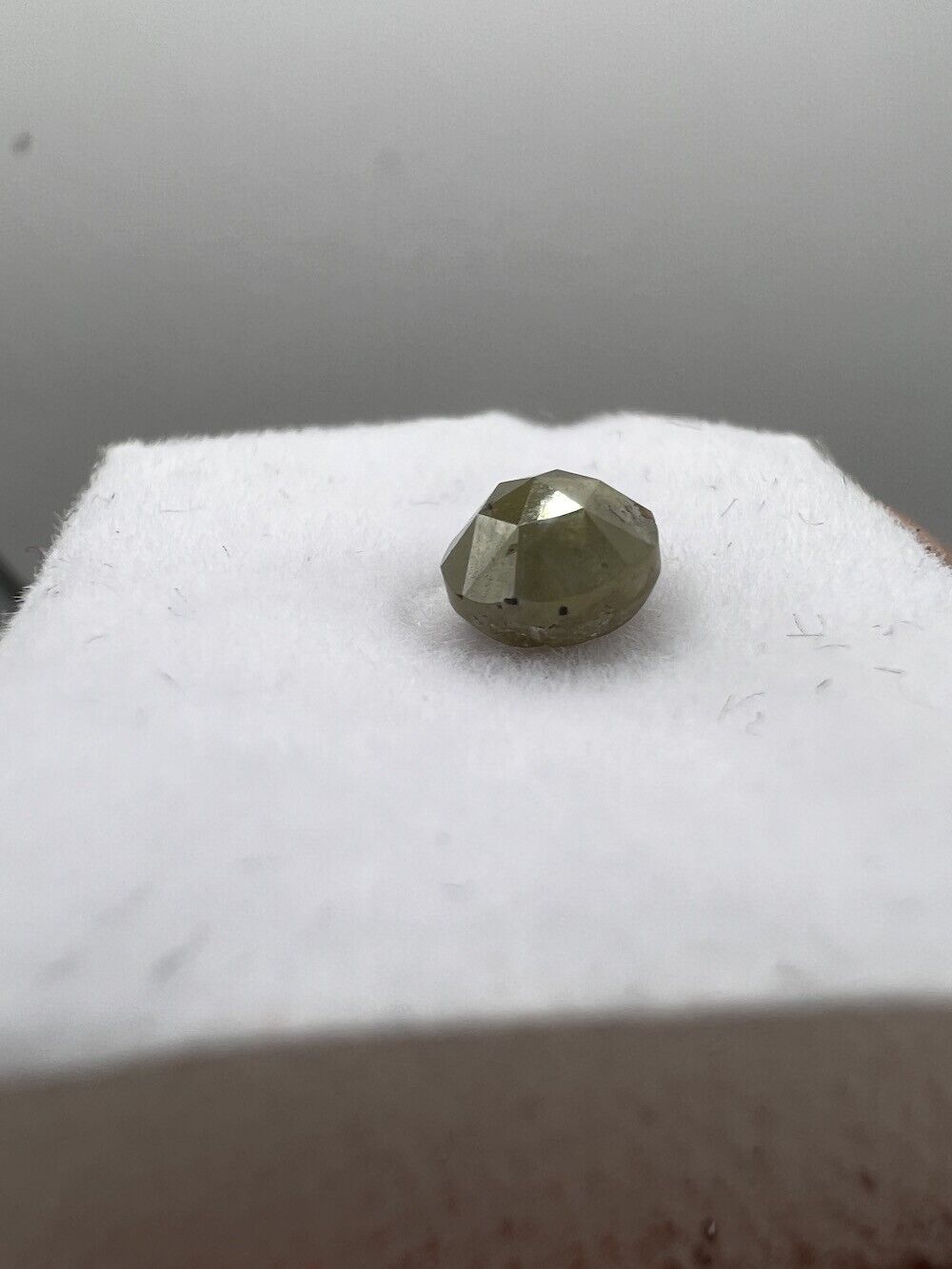 Loser Diamant Mit 0,95 Carat Schöner Fancy Farbener Diamant