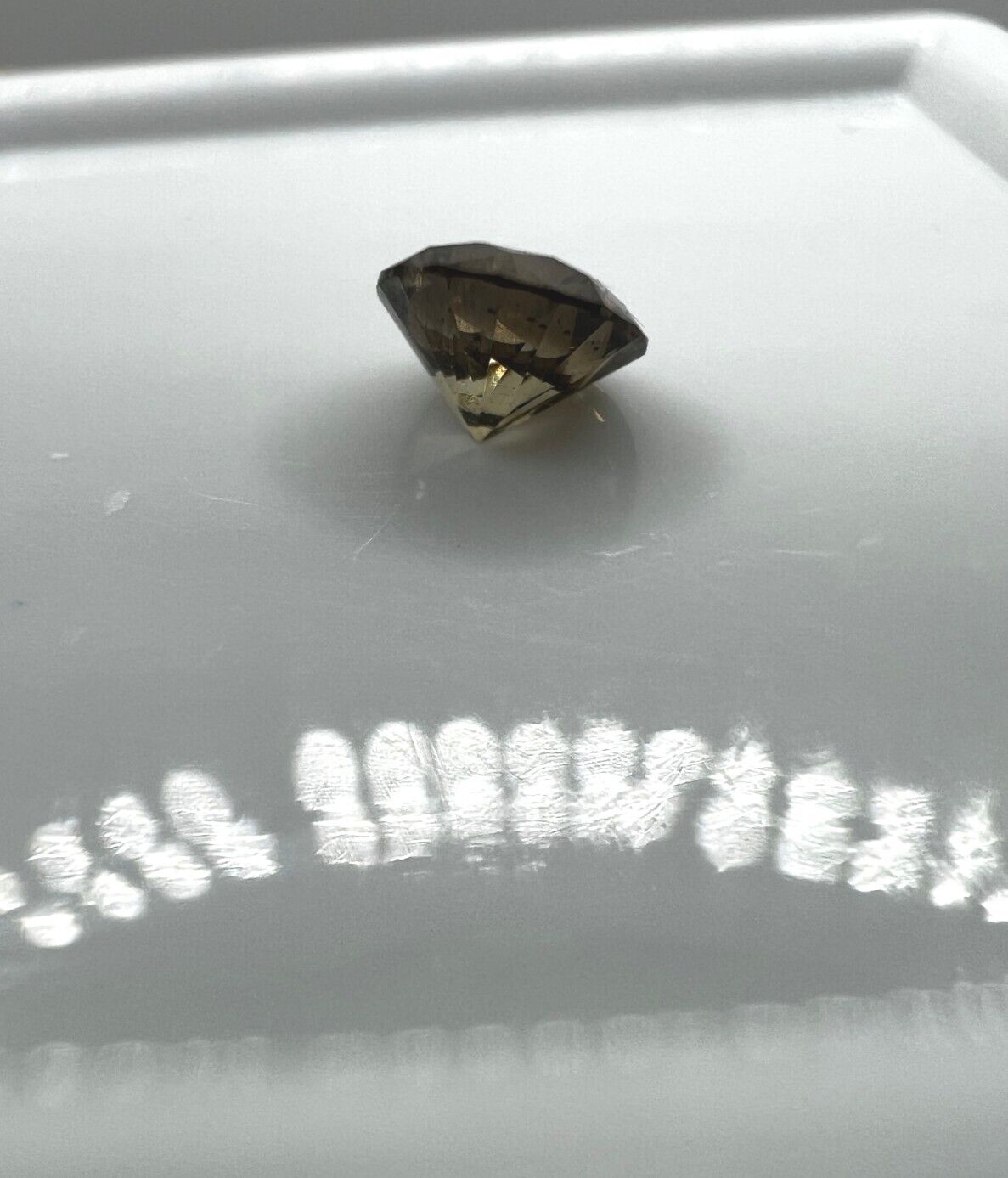 Loser Diamant Mit 0,225 Carat Schöner Champagne Farbener Diamant