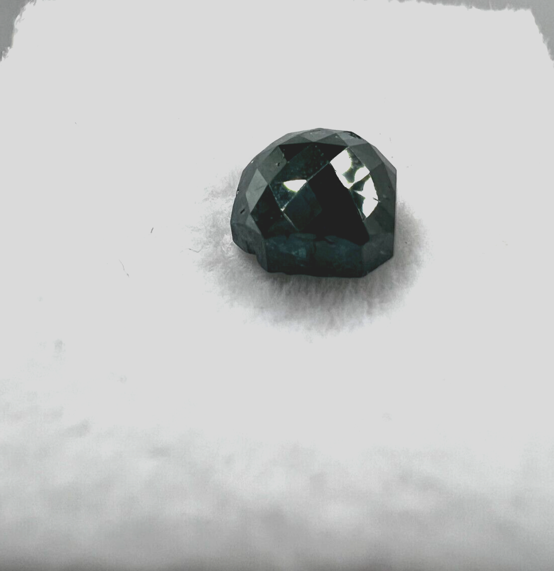Loser Natürlicher Diamant Fancy Dunkle Farbtönung 0,935 Carat Carat