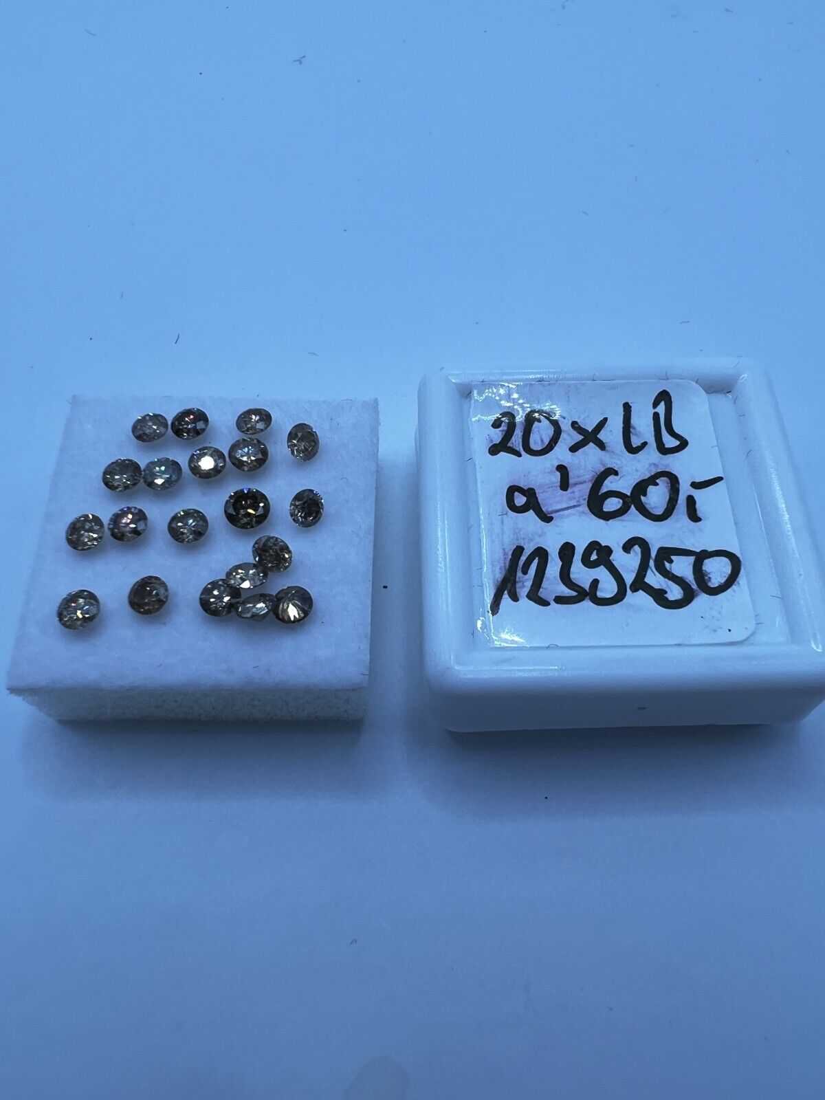 Lose Diamanten Mit 0,09-0,11 Carat Schöne Fancy Champagne Farbenene Diamanten