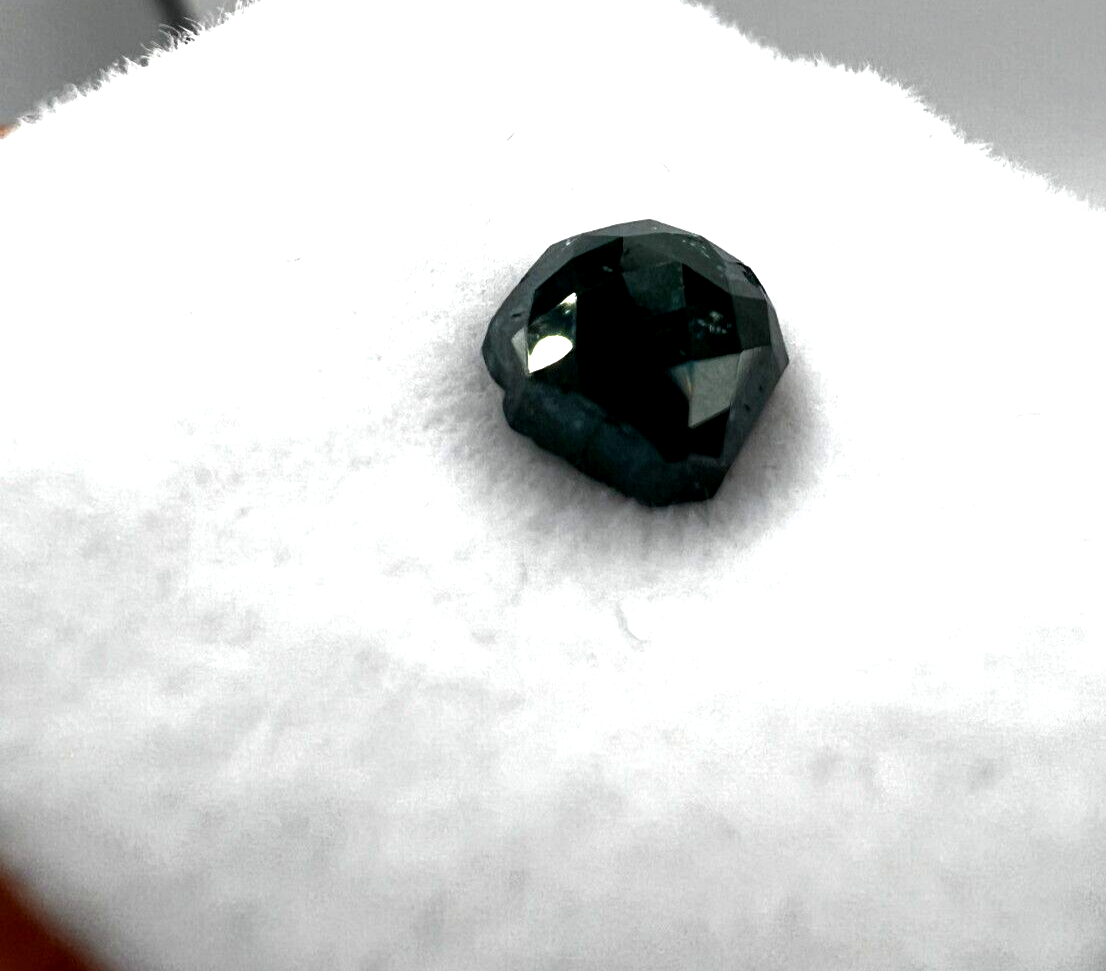 Loser Natürlicher Diamant Fancy Dunkle Farbtönung 0,935 Carat Carat