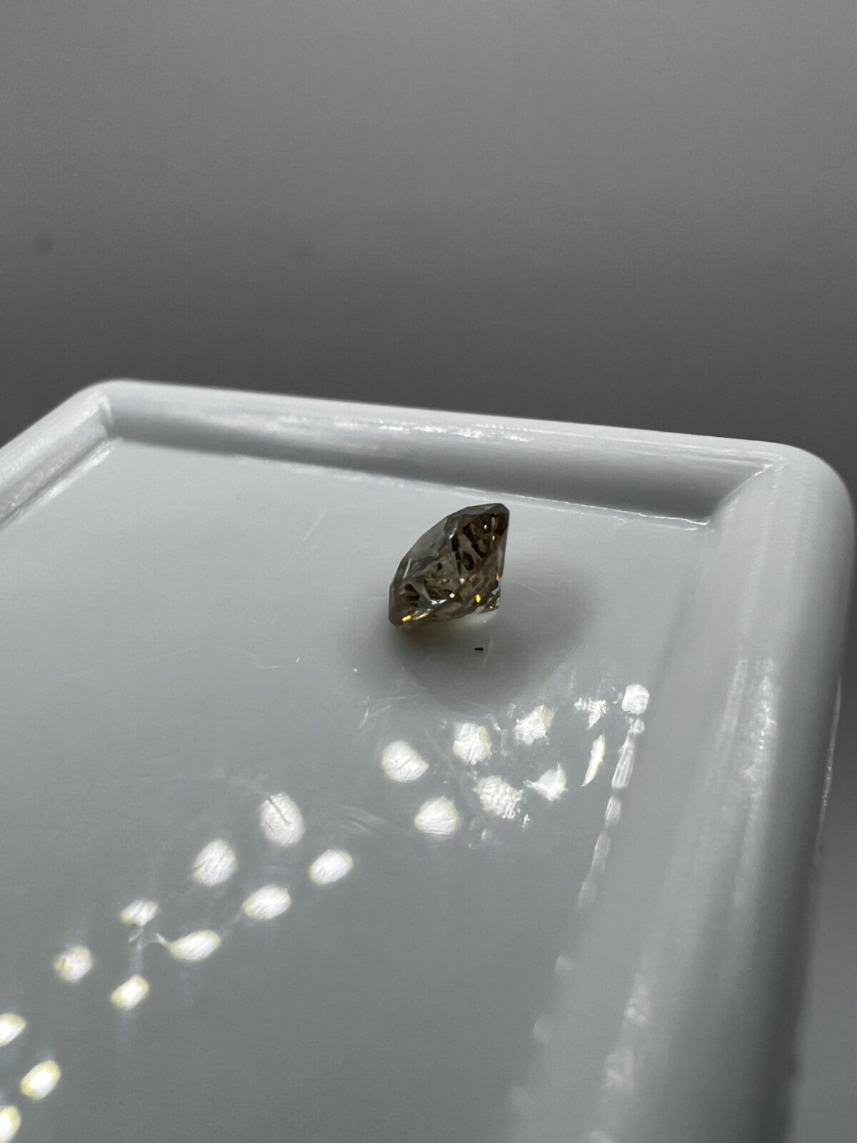 Lose Diamanten Schöner Champagne Farbener Diamant mit 0,29 Carat