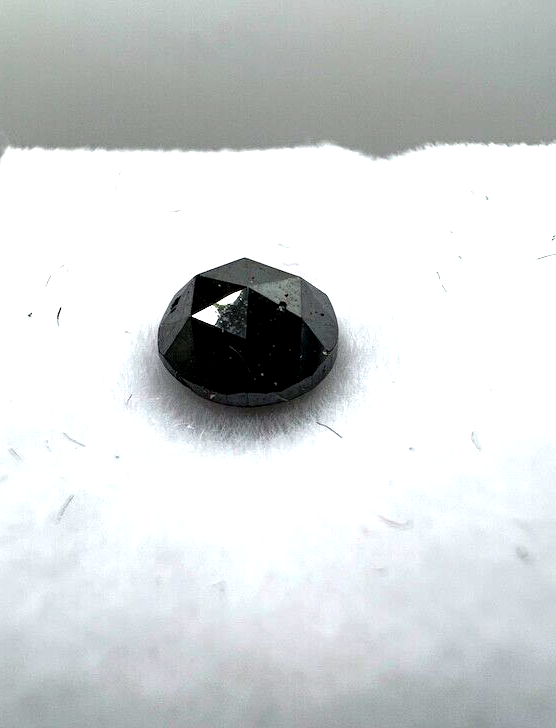 Loser Diamant Mit 0,980 Karat Schöner Schwarzer Diamant