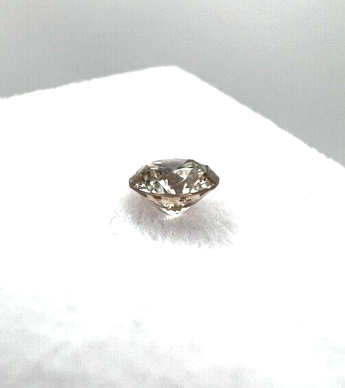 Loser Diamant Mit 0,34 Karat Schöner Fancy-Champagne Farbener Diamant