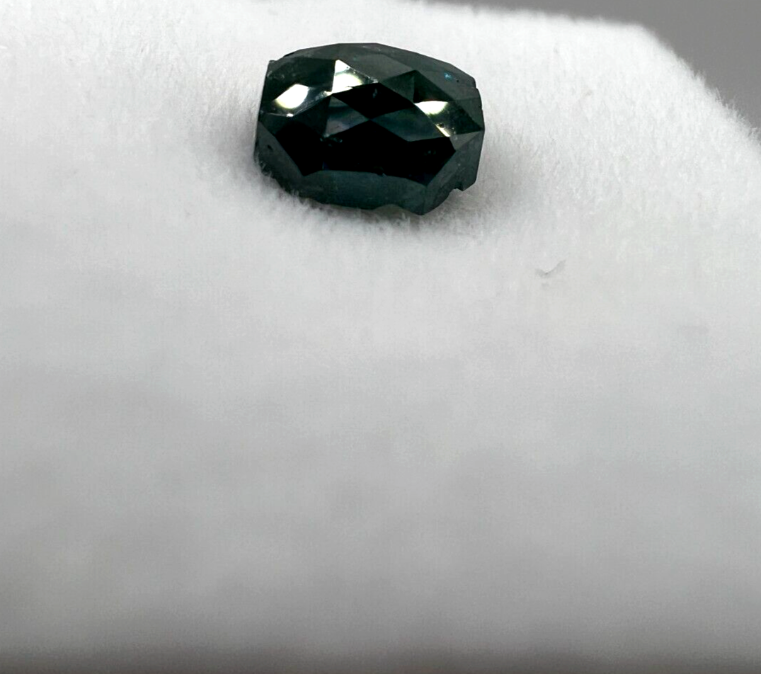 Loser Natürlicher Diamant Fancy Dunkle Farbtönung 0,935 Carat Carat
