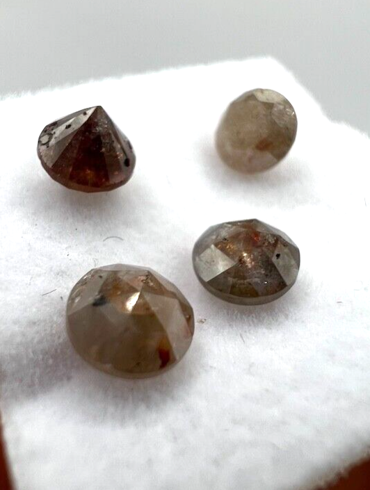 Lose Diamanten Mit ca. 0,6 Carat Schöne Champagne Farbene Diamanten