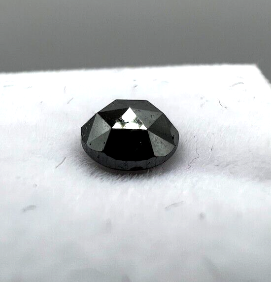 Loser Diamant Mit 0,980 Karat Schöner Schwarzer Diamant