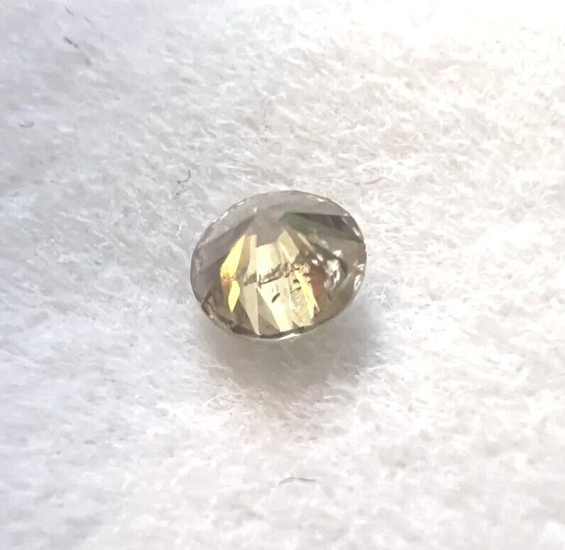 Loser Natürlicher Diamant Champagne Fancy 0,175Carat