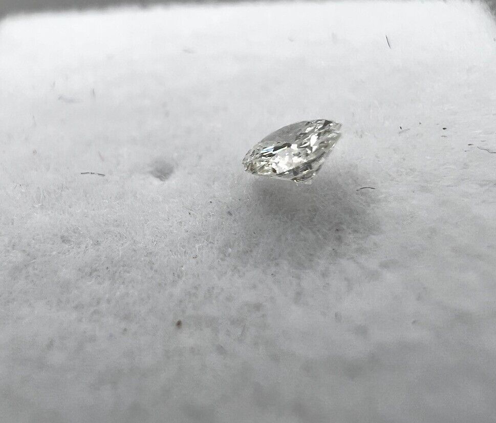 Loser Diamant Mit 0,12 Carat Weißer Diamant