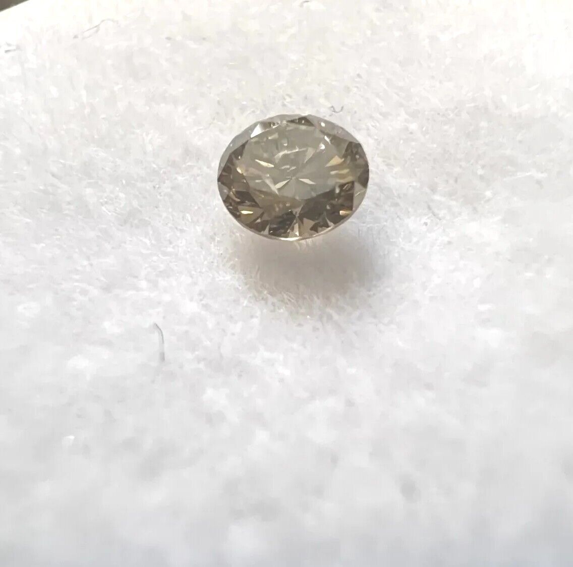 Loser Natürlicher Diamant Champagne Fancy 0,175Carat