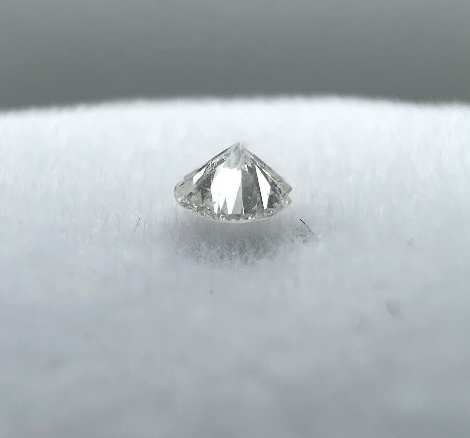 Loser Diamant Mit 0,12 Carat Weißer Diamant