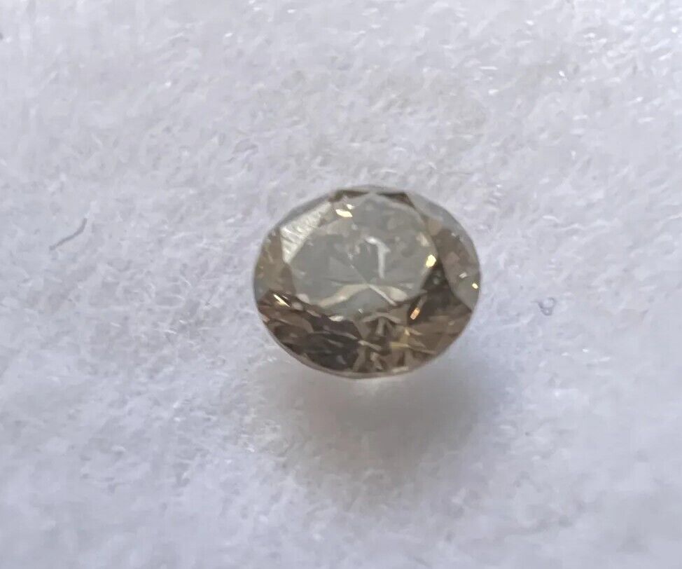 Loser Natürlicher Diamant Champagne Fancy 0,175Carat