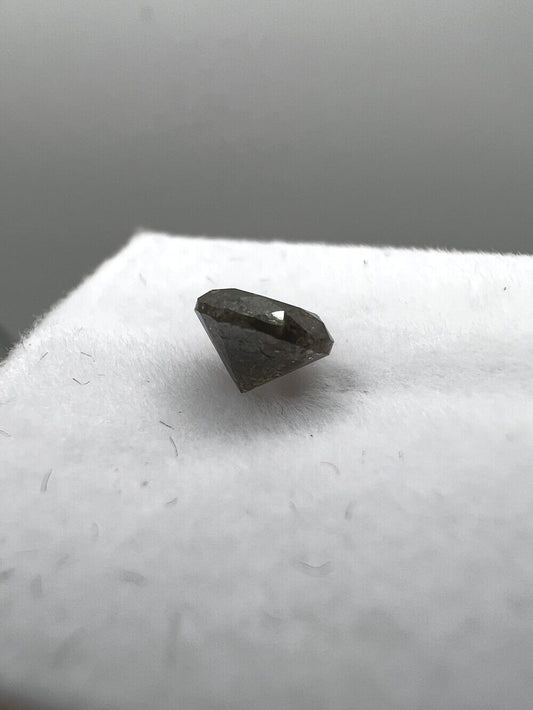 Loser Diamant Mit 0,86Carat Schöner Fancy Dunkel Rötlich Farbener  Diamant