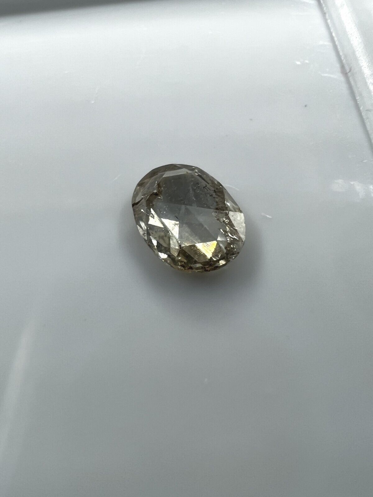 Loser Diamant Mit 0,175Carat Schöner Fancy Champagne Farbener Diamant
