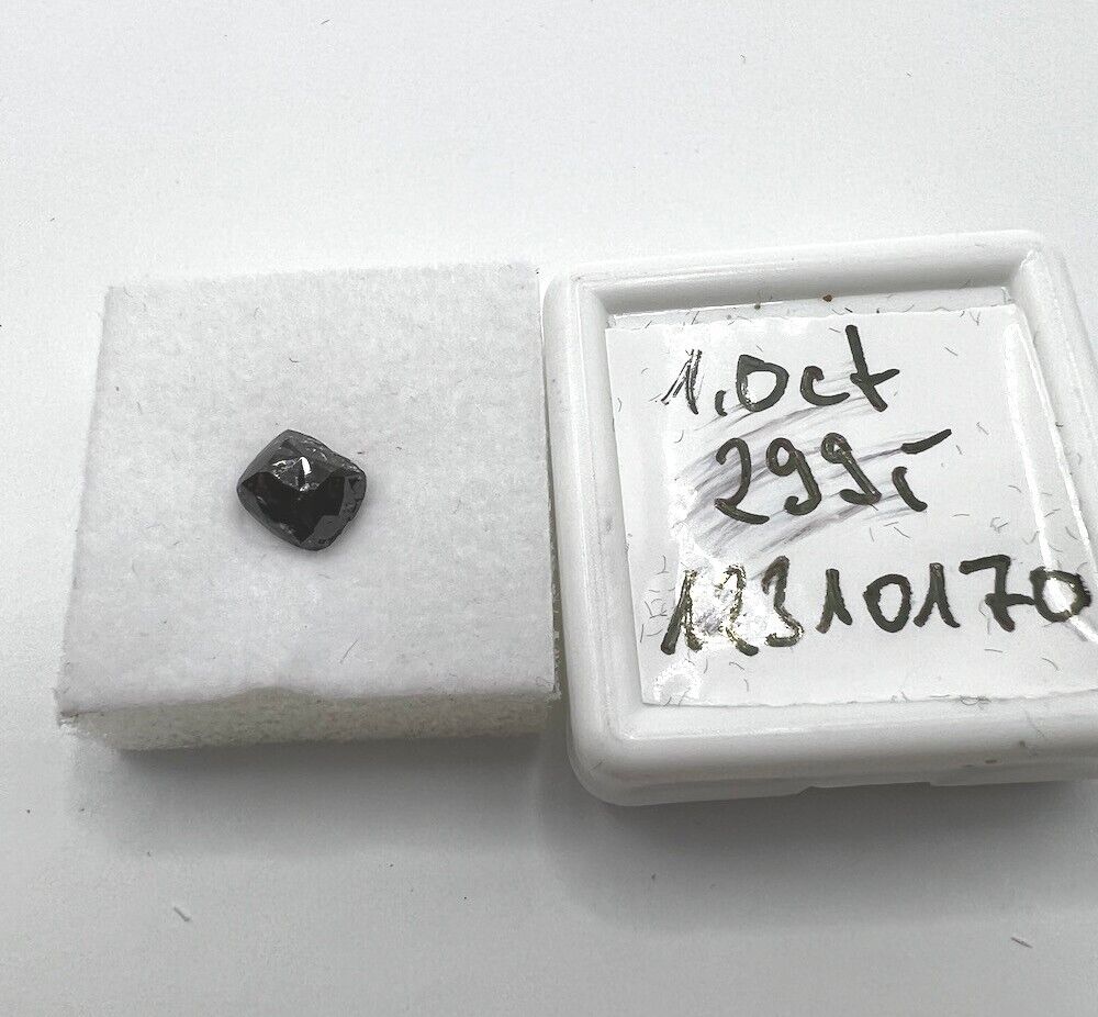 Loser Diamant Mit 1,0Carat Schöner Fancy Schwarzer Diamant