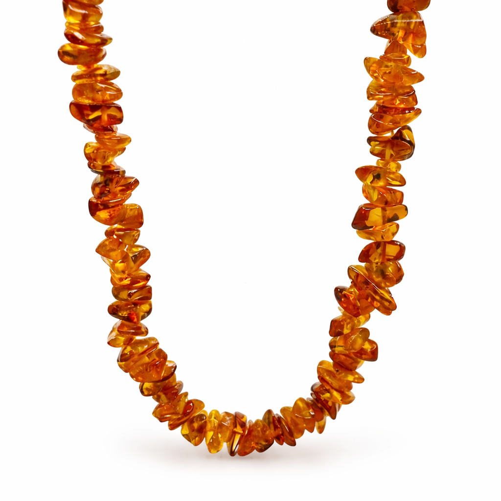 Halskette aus Bernstein 65cm  Your-Diamonds Onlineshop