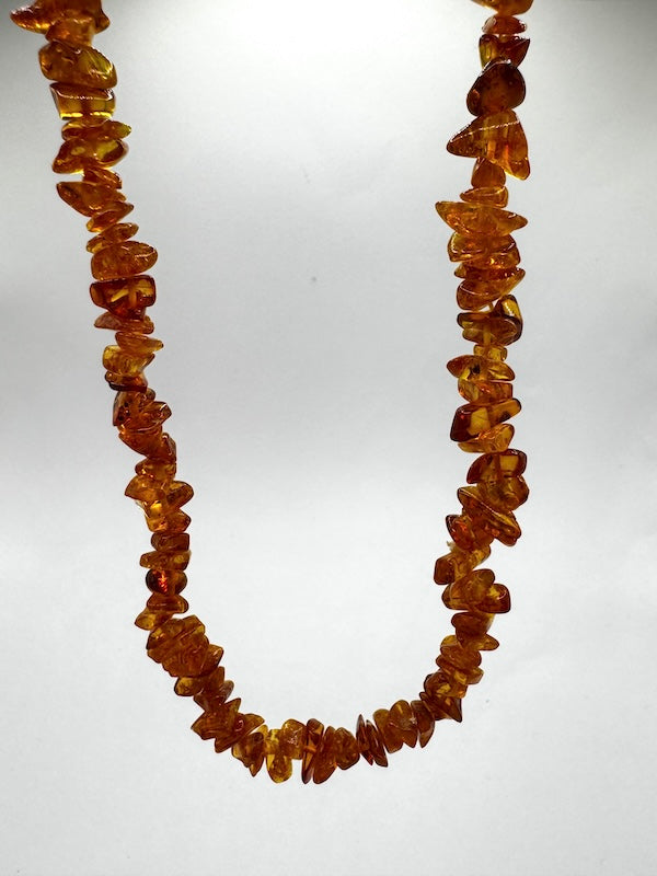 Bernstein Kette Congac Farbe