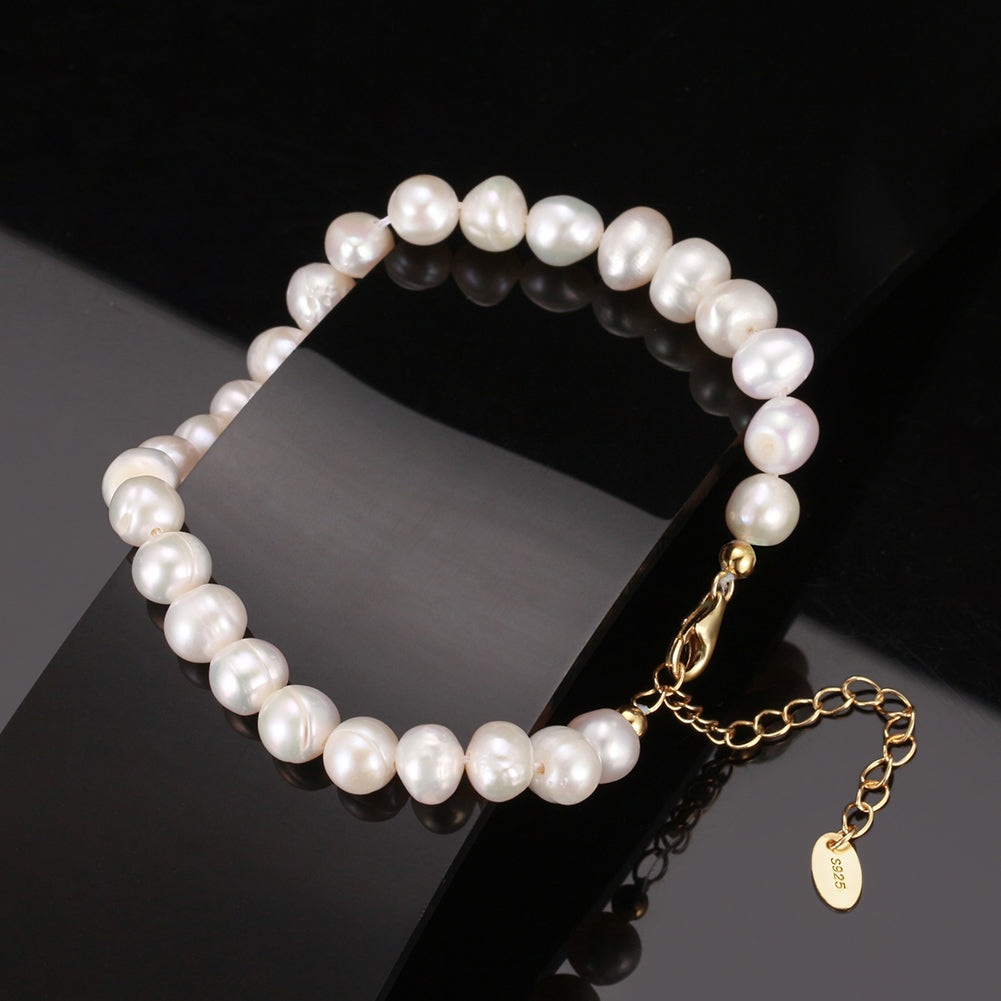 Armband mit Süßwasser Perlen