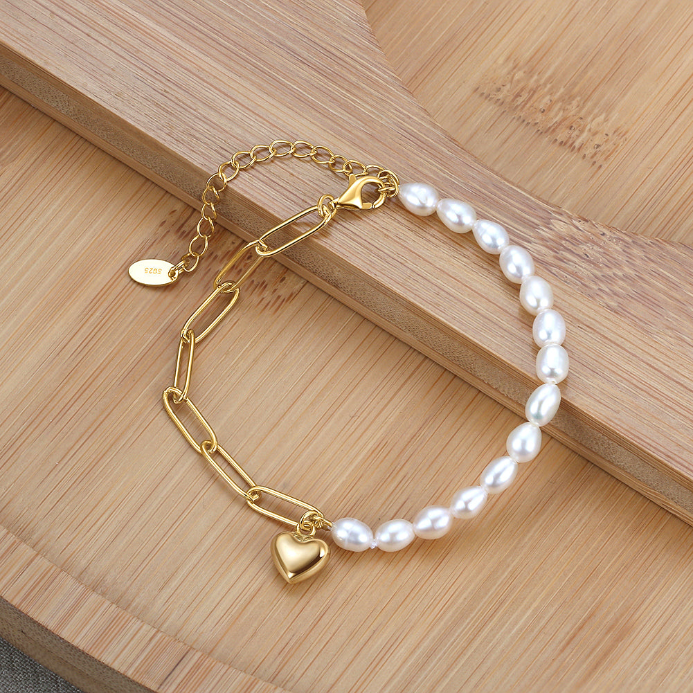 Armband mit Süßwasser Perlen