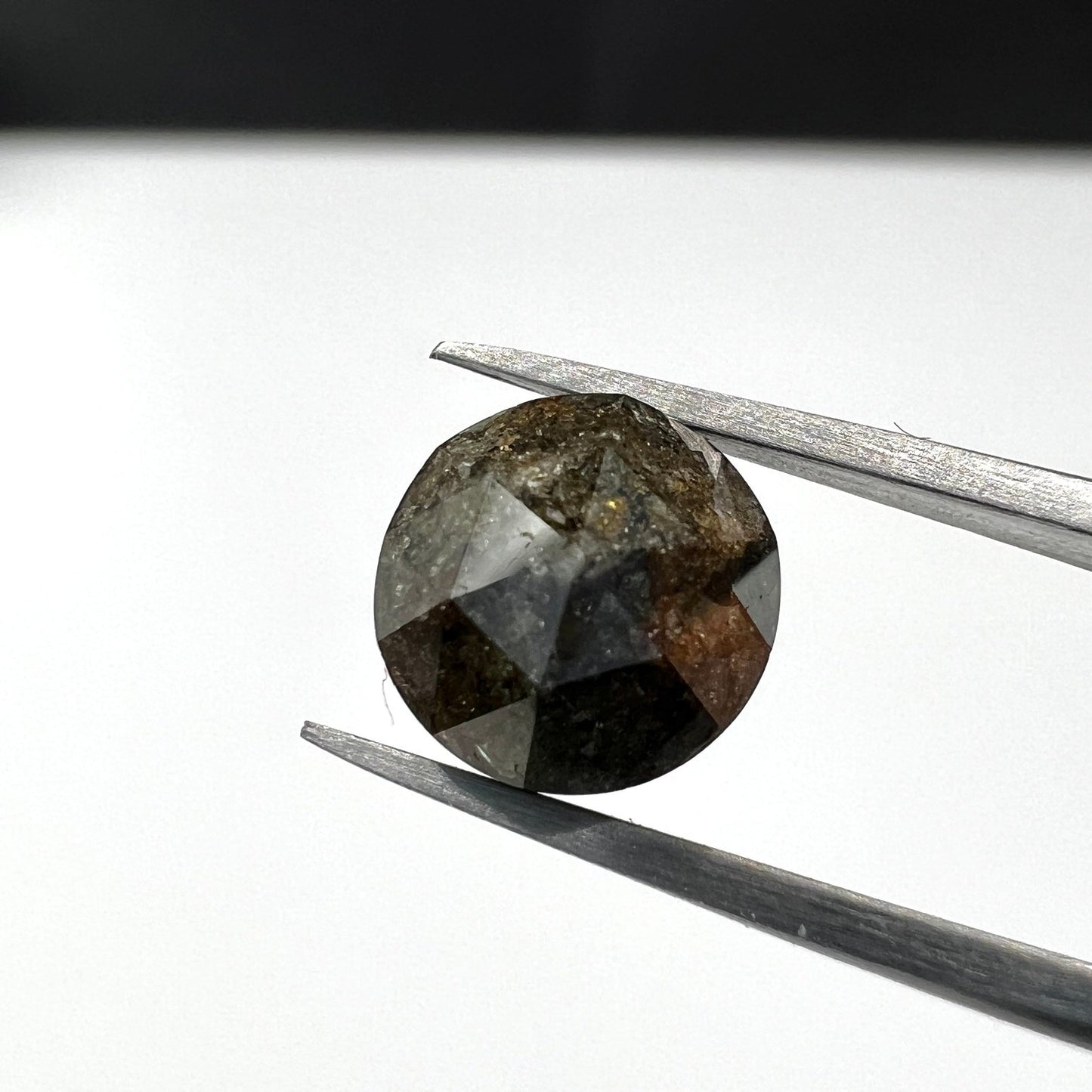 2.61 Carat Diamant Pfefferbraun Fancy-Schliff