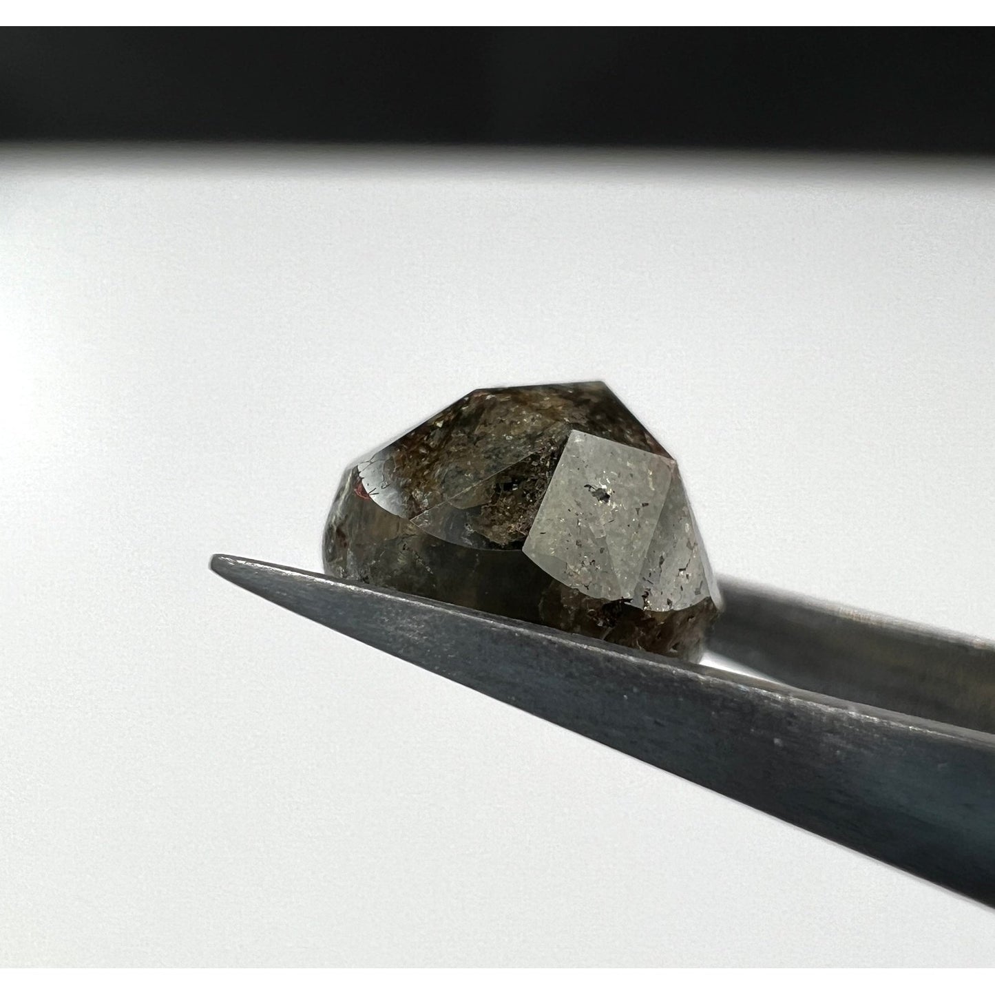 2.61 Carat Diamant Pfefferbraun Fancy-Schliff