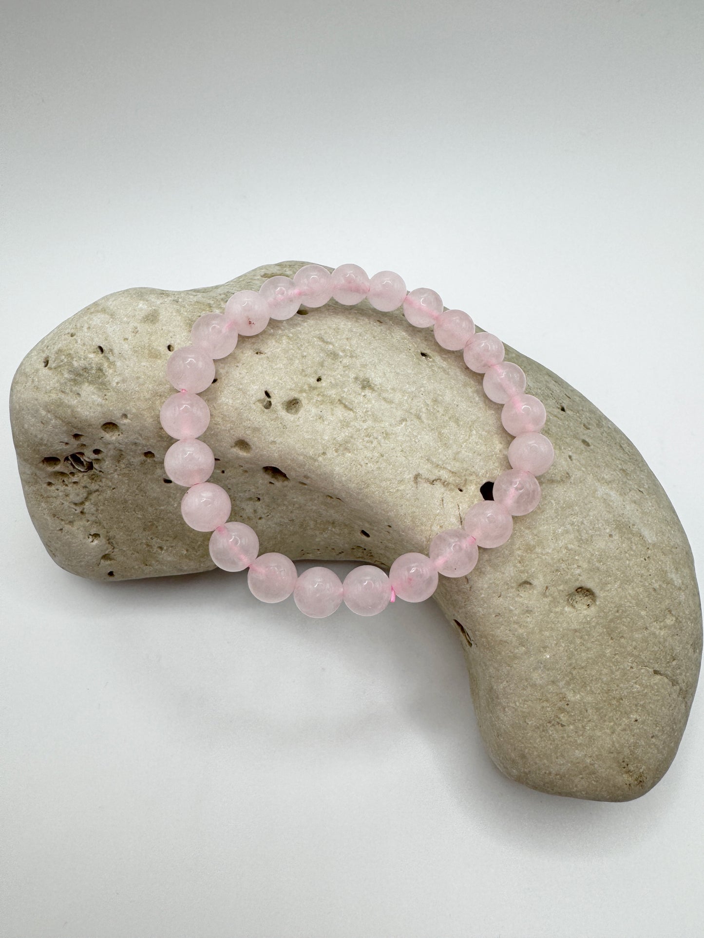 Rosenquarz Armband 8mm