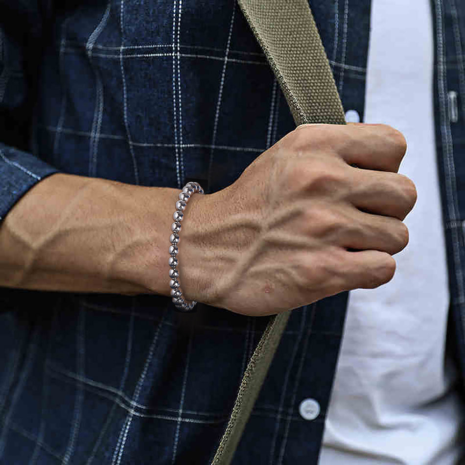 Armband Kugelkette Silber