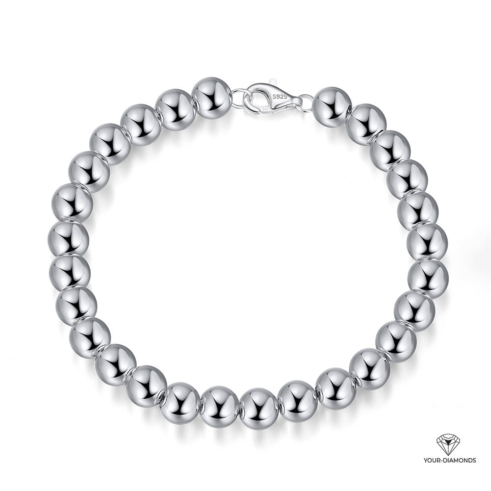 Armband Kugelkette Silber