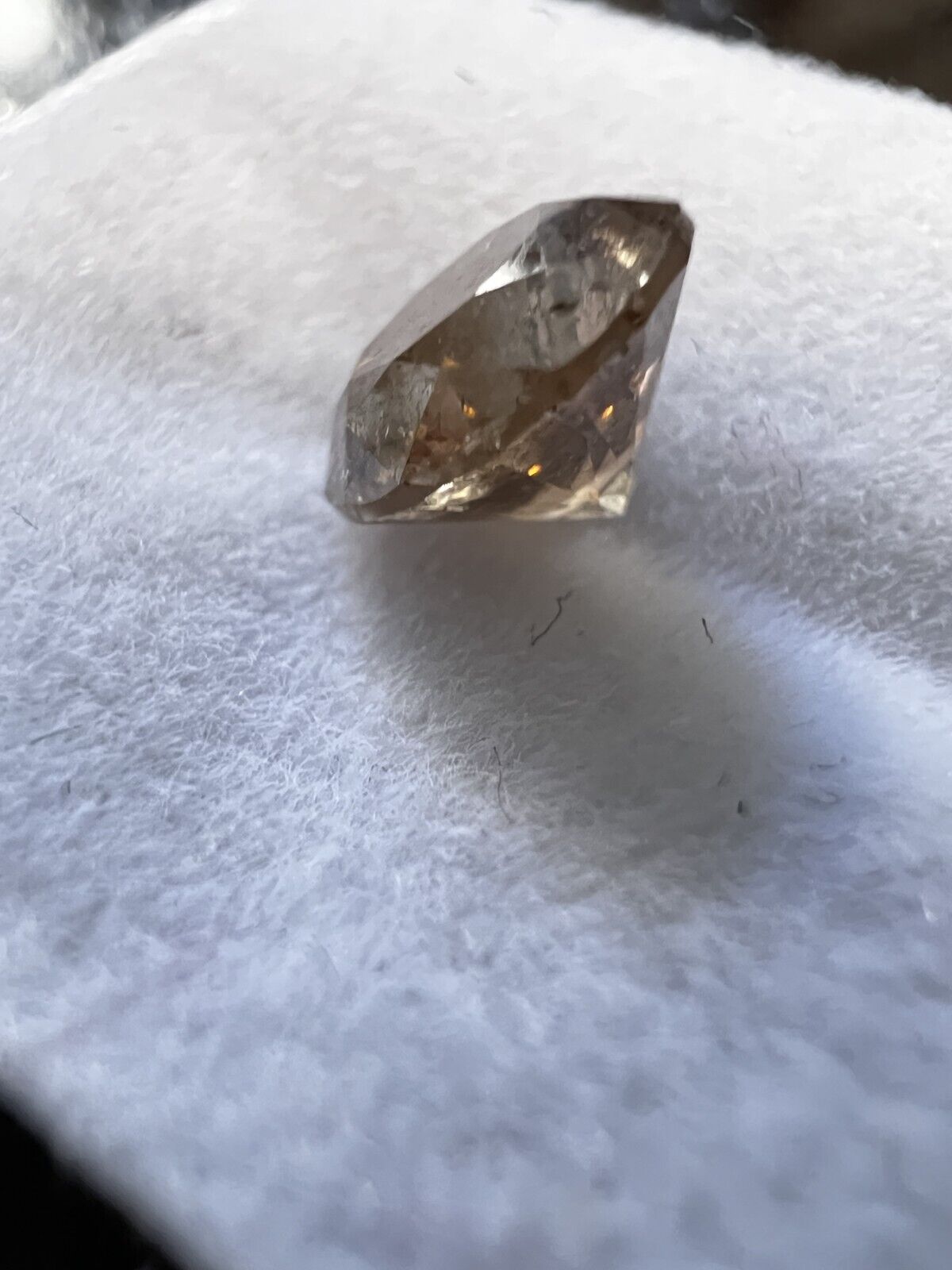 Loser Natürlicher Champagne Braun Fancy Diamant 1,515 Carat