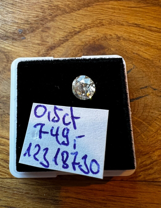 Loser Diamant Mit 0,5 Carat Schöner Weißer Champagne Farbener  Diamant