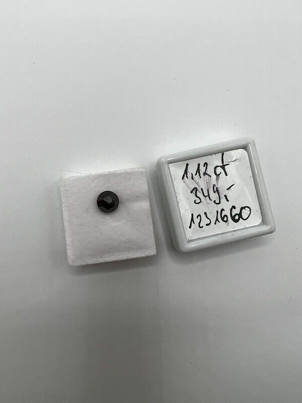 Loser Diamant Mit 01,12 Karat Schöner Schwarzer Diamant