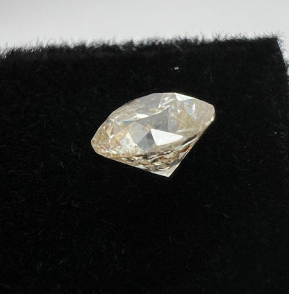 Loser Diamant Mit 0,36 Carat Schöner Weißer Champagne Farbener  Diamant