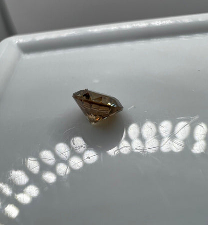 Loser Diamant Mit 0,2 Carat Schöner Champagne- Brauner Diamant 