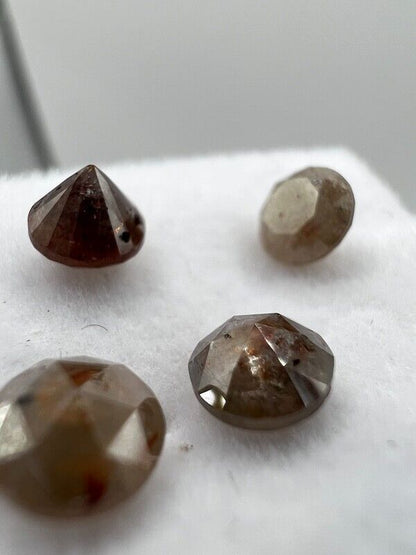 Lose Diamanten Mit ca. 0,6 Carat Schöne Champagne   Farbene Diamanten