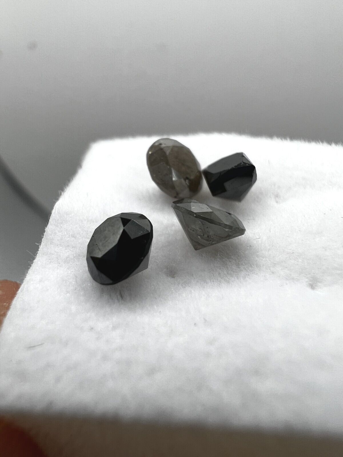 Lose Diamanten Mit 0,6 Carat Schöne Fancy Braun-Rot Farbenene Diamanten 