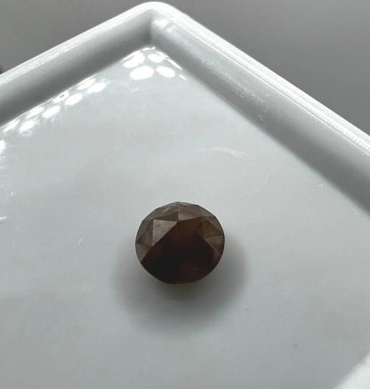 Loser Diamant Mit 0,34 Carat Schöner Braun Rötlicher Diamant 