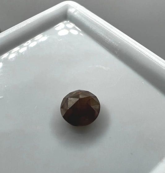 Loser Diamant Mit 0,34 Carat Schöner Braun Rötlicher Diamant 