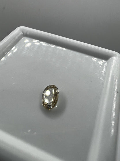 Loser Diamant Mit 0,17Carat Schöner Fancy Champagne Farbener Diamant 