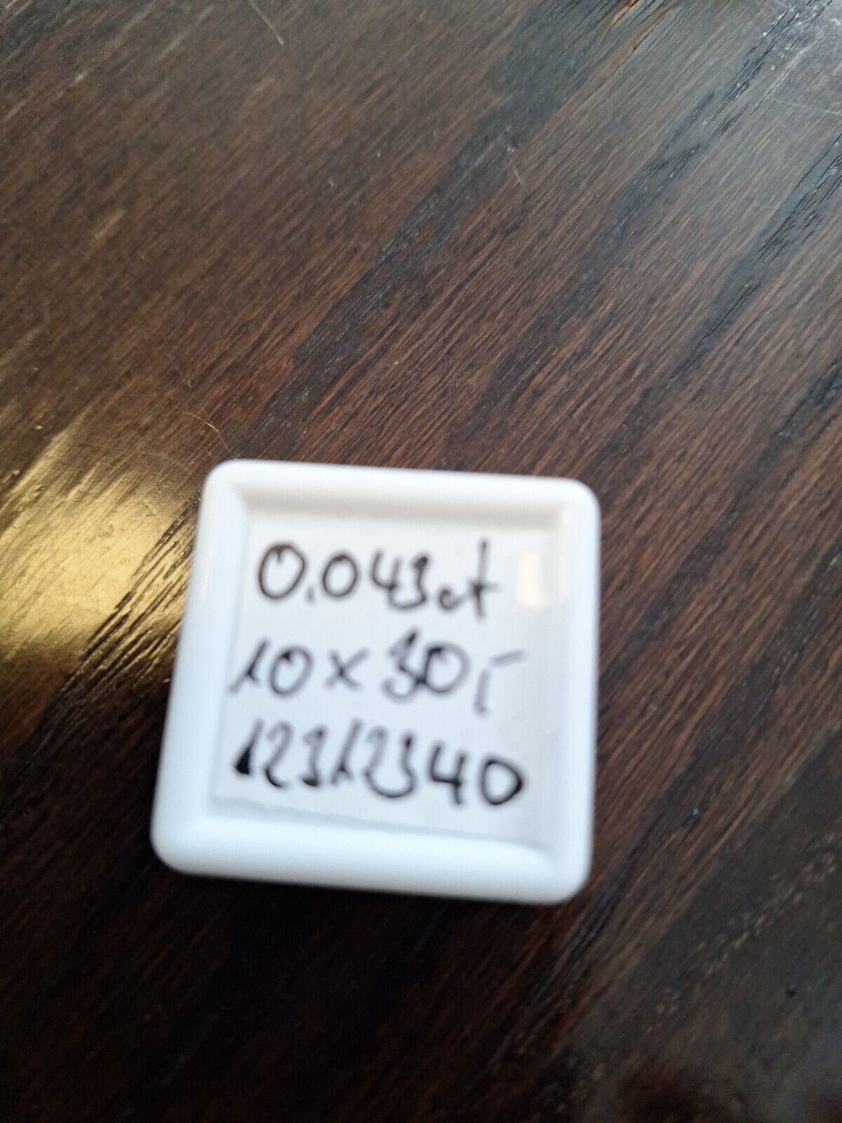 Loser Diamant Brillant 0,043Carat SIE BIETEN AUF EINEN DIAMANT 
