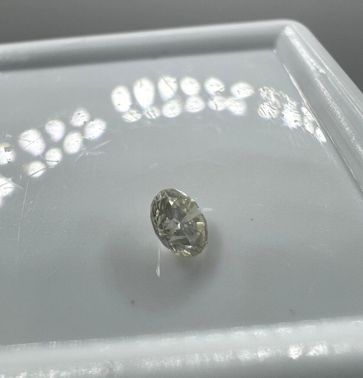 Lose Diamanten Schöner Champagne Farbener Diamant mit 0,135 Carat