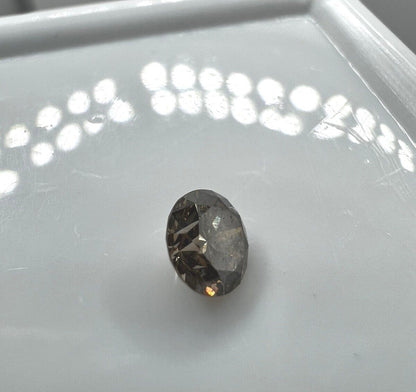 Loser Diamant Mit 0,225 Carat Schöner Champagne Farbener Diamant 