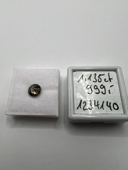 Loser Diamant Mit 1,135 Karat Schöner Champagne Farbener Diamant