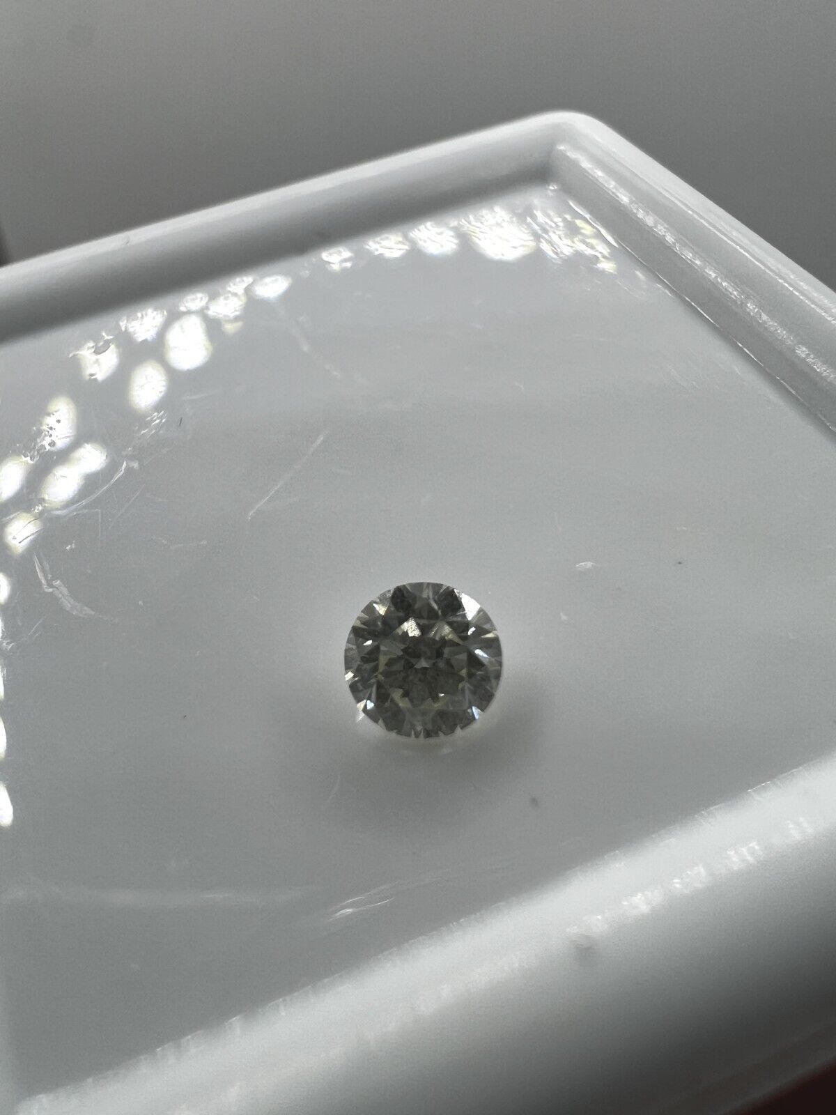 Lose Diamanten Schöner Champagne Farbener Diamant mit 0,135 Carat