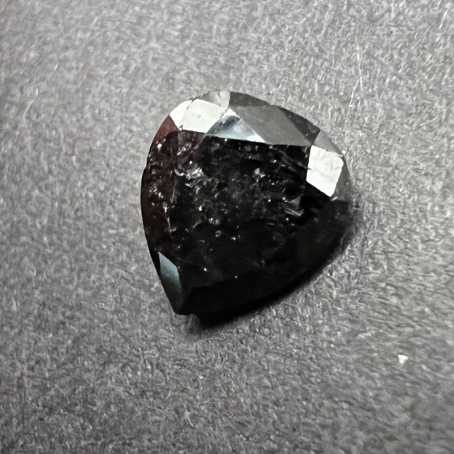 Loser natürlicher Diamant fancy black  1,615 Carat
