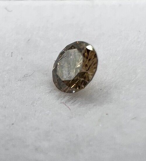Loser Diamant Mit 0,15 Carat Schöner Fancy Champagne Farbener Diamant 